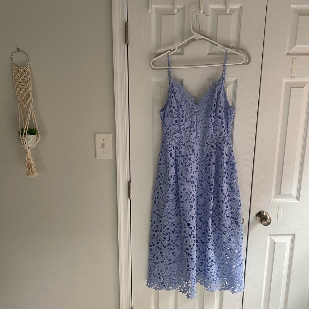ASTR Lace A Line Midi Dress